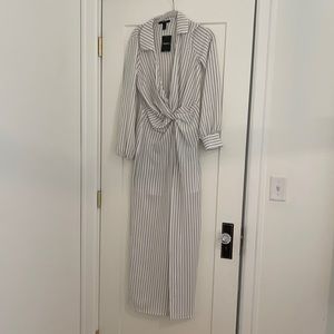 Brand New F21 long striped dress